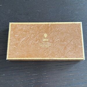 Gucci Vintage Sales Box with Original Tissue Receipts 70s